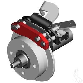 BRK-201 - Rear Disc Brake Kit, Club Car Tempo, Precedent, DS, Yamaha G1-G22