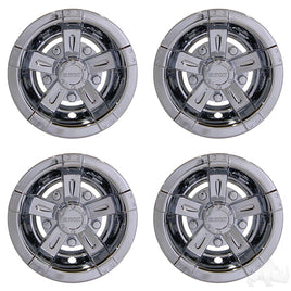 CAP-0047-4 - RHOX Wheel Cover, SET OF 4, 8" Vegas Chrome