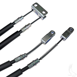 CBL-046 - Brake Cable Set w/ Bracket, 47½", E-Z-Go TXT/Medalist Electric 94+, Gas 94-09 with Fuji/Robin