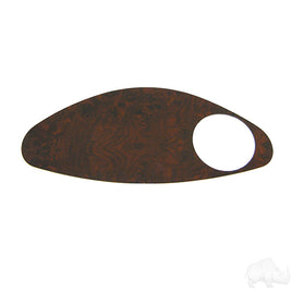 DASH-0083 - Dash Cover Plate, Dark Woodgrain, E-Z-Go RXV Fleet
