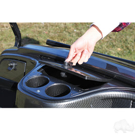 DASH-0094 - Dash Compartment, Carbon Fiber, Yamaha Drive