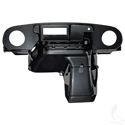 DASH-1002 - Dash, Deluxe with Radio/Speaker Cutout, Carbon Fiber, E-Z-Go TXT 94-13, 14+ with Modification