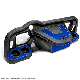 DASH-DT0113-BL - DoubleTake Sentry Dash Cup Holder Trim Set of 2, E-Z-Go RXV 08+, Blue