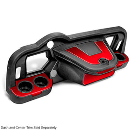 DASH-DT0113-RB - DoubleTake Sentry Dash Cup Holder Trim Set of 2, E-Z-Go RXV 08+, Ruby