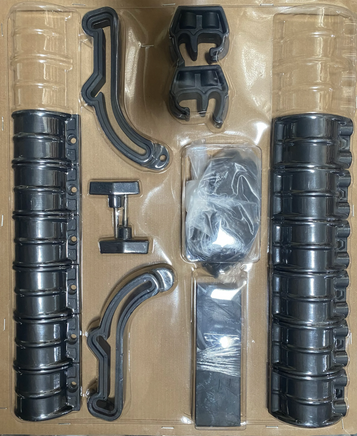 Windshield hardware kit for Kandi Innovator e10K and Cowboy e10K - hardware only, windshield not included