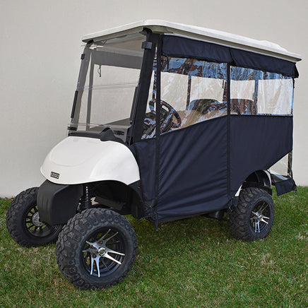 ENC-028-B - Odyssey Enclosure, 88" RHOX Top, Black E-Z-Go RXV 08+ with Rear Seat