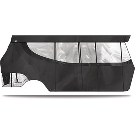 ENC-DT1212-GP - Doubletake Enclosure & Valance for Titan with 120" Kwick-Track Top, E-Z-Go TXT 14+, Graphite