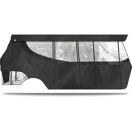 ENC-DT1212-GP - Doubletake Enclosure & Valance for Titan with 120" Kwick-Track Top, E-Z-Go TXT 14+, Graphite