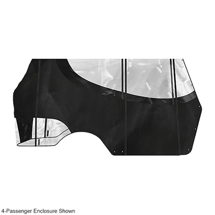 ENC-DT1232-BK - DoubleTake Enclosure & Valance, 6 Passenger, Yamaha Drive2, Black