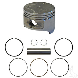 ENG-134 - Piston and Ring Set, +.25mm, E-Z-Go 4 Cycle Gas 93-08 Fuji-Robin Only, 295cc, MCI
