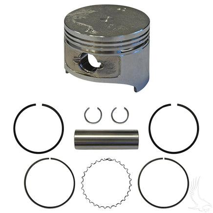 ENG-135 - Piston and Ring Set, +.50mm, E-Z-Go 4 Cycle Gas 93-08 Fuji-Robin Only, 295cc, MCI