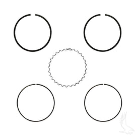 ENG-138 - Piston Ring Set, +.50mm, E-Z-Go 4 Cycle Gas 93-08 Fuji-Robin Only, 295cc Only, MCI