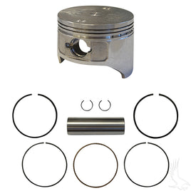 ENG-219 - Piston and Ring Set, +.25mm, E-Z-Go 4 Cycle Gas 96-08 Fuji-Robin Only, 350cc, Not for Kawasaki