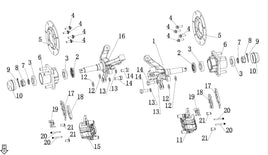 HYDRAULIC BRAKES diagram