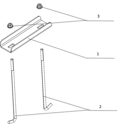 12V BATTERY FRAME diagram