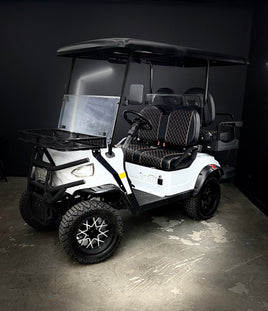 2024 AGM 48V Golf Cart – White 4-Seater (Used)