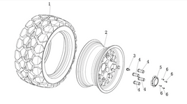 Kandi Kruiser Pro Wheel System Assy