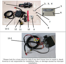 Kandi Kruiser OEM Pro Winch Set