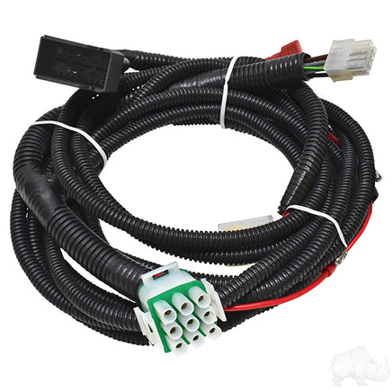 LGT-175 - Retrofit Harness with Cap, RHOX Deluxe Turn signal to E-Z-Go RXV 08-21 Factory Harness