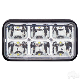LGT-209L - Factory Style Headlight, LED, E-Z-Go Marathon 80-94, ST350 96+