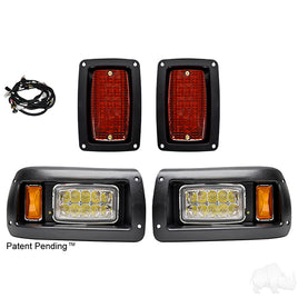 LGT-305L - RHOX LED Adjustable Light Kit w/ Plug and Play Harness, Club Car DS 93+, 12-48V