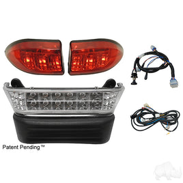 LGT-306LB - RHOX LED Light Bar Kit w/ Plug and Play Harness, Club Car Precedent, Electric 08.5+, 12-48v