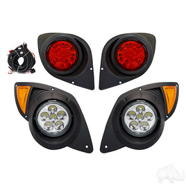 LGT-307L - RHOX LED Factory Style Light Kit w/ Plug and Play Harness, Yamaha Drive 07-16, 12-48V
