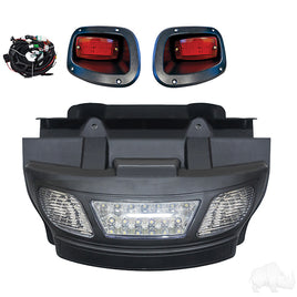 LGT-312L - Light Bar Bumper Kit, Complete, LED, E-Z-Go TXT 14+