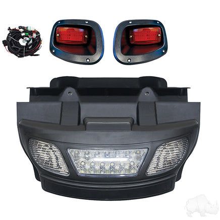 LGT-312L - Light Bar Bumper Kit, Complete, LED, E-Z-Go TXT 14+