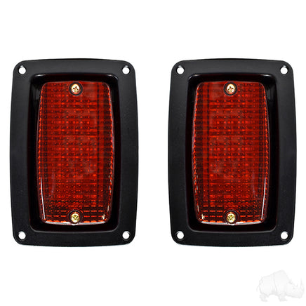 LGT-335 - LED Taillights with Bezels, Club Car DS, Yamaha G14-G22