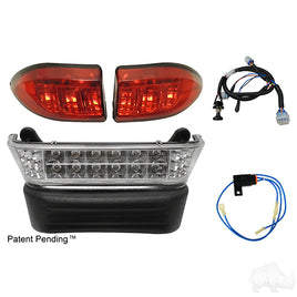 LGT-356EL - LED Super Saver Light Bar Kit, Club Car Precedent Gas 04+, Electric 04-08.5, 12V