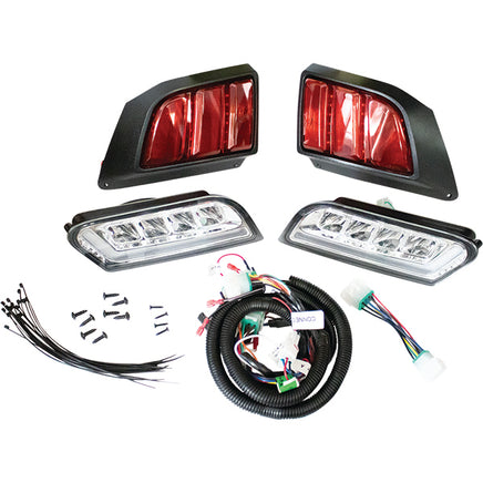 LGT-406L - RHOX LED Light Kit w/RGBW Accent Lights, Club Car Tempo, Onward w/ Factory Lights 12-48V