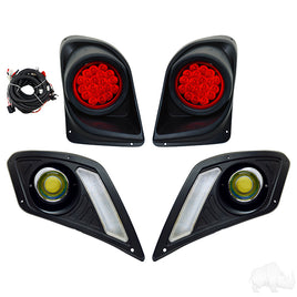 LGT-416L - RHOX LED Light Kit w/Plug and Play Harness, OE Fitment, Yamaha Drive2, 12-48V