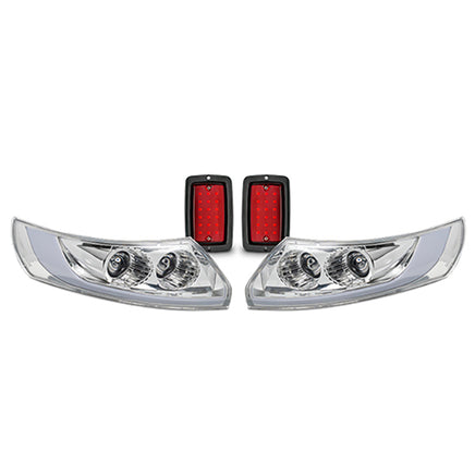 LGT-DT0112-L - DoubleTake Phoenix Street Legal LED Light Kit, E-Z-Go TXT 96+