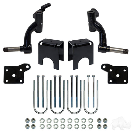 LIFT-102 - RHOX 6" Drop Spindle Lift Kit, E-Z-Go TXT Gas 01.5-08.5 & Electric 01.5+