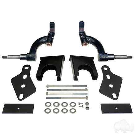 LIFT-103 - RHOX 6" Drop Spindle Lift Kit, Club Car Tempo, Onward w/o Factory Lift, Precedent