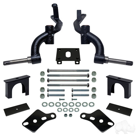 LIFT-301 - RHOX 3" Drop Spindle Lift Kit, Club Car DS Gas 94-03.5 & Electric 84-03.5