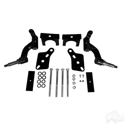 LIFT-303 - RHOX 3" Drop Spindle Lift Kit, Club Car Tempo, Onward w/o Factory Lift, Precedent Gas & Electric