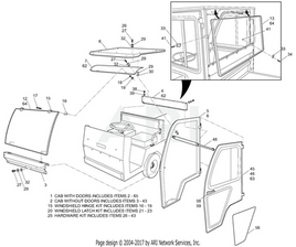 WINDSHIELD, TITAN HARD CAB