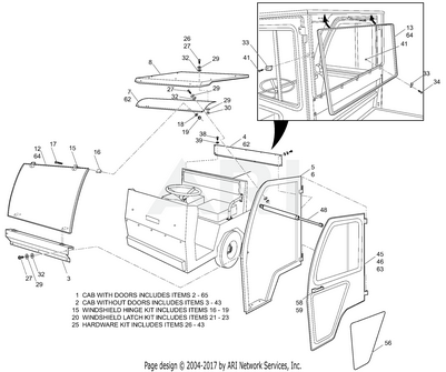 WINDSHIELD, TITAN HARD CAB