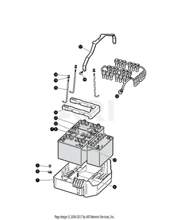 TRAY BATTERY PLASTIC - EZGO OEM | Canyon Lake Mobile