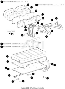 SEATBACK,OYSTER LARGE-ASSY