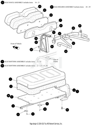 SEATBACK,OYSTER LARGE-ASSY