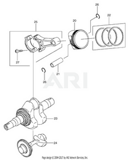 NGGC CRANKSHAFT-COMP - EZGO OEM | Canyon Lake Mobile