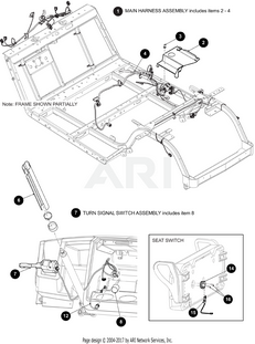 HARNESS,MAIN,TRUCK,SWB-ASSY - EZGO OEM | Canyon Lake Mobile