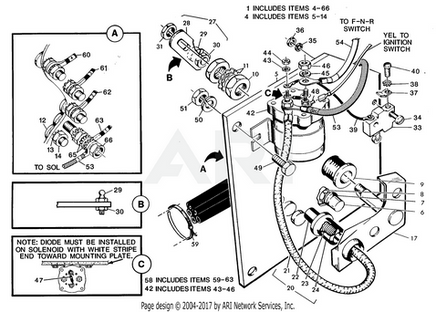 SOLENOID SPDT (HD) 24VDC - EZGO OEM | Canyon Lake Mobile