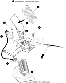 JUMPER-HARNESS,ACC PEDAL SW - EZGO OEM | Canyon Lake Mobile