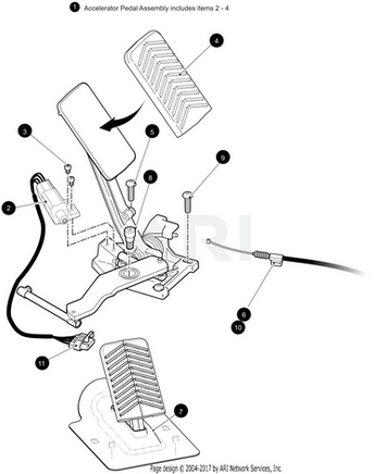 JUMPER-HARNESS,ACC PEDAL SW - EZGO OEM | Canyon Lake Mobile