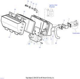 COVER, AIR FILTER, HP - GRAY*