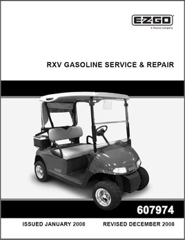 REPAIR MANUAL,RXV GAS GOLF